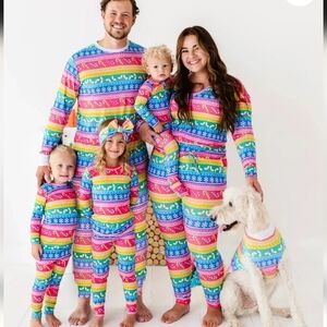 Bums And Roses Merry And Bright Family Matching